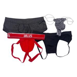 NWOT SHEIN Mens Jockstrap/Trunk/Thong Underwear Bundle